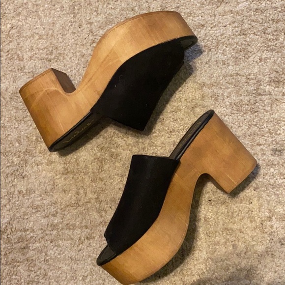 Lulus Shoes - Black Mules